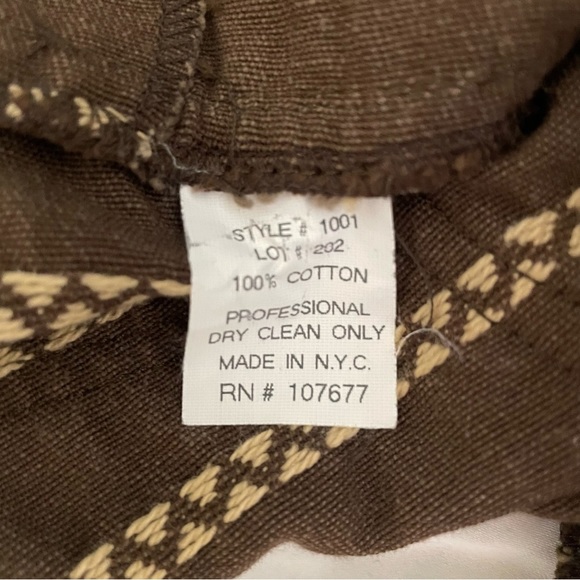 ❌ SOLD ❌ ALICE + Olivia Embroidered Flare Trousers Brown Size 6 - Picture 7 of 8